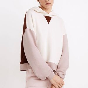 🎉HOST PICK🎉 MWL Madewell Airyterry Hoodie Sweatshirt in Colorblock XL